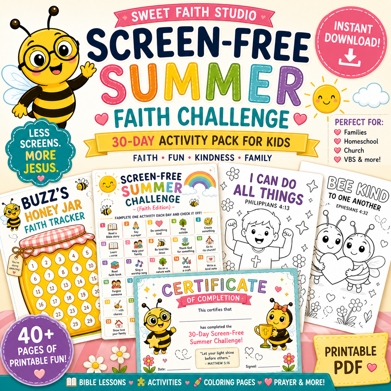 Screen-Free Summer Survival Kit (Faith Edition)