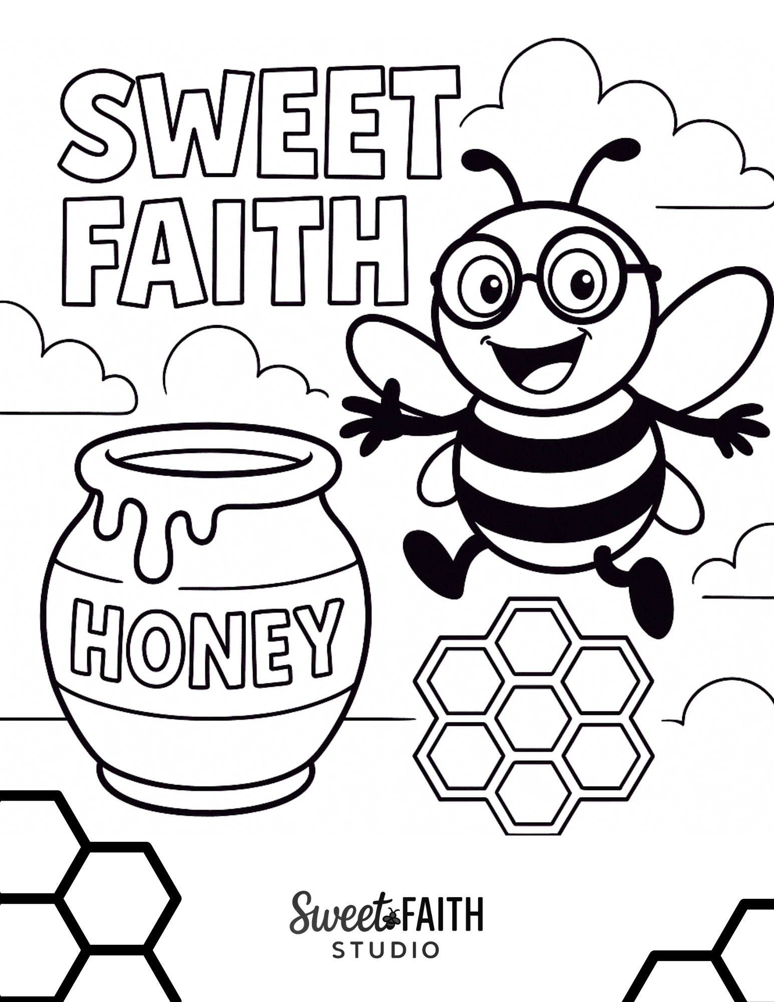 Sweet Faith Studio- Buzz the Bible Bee